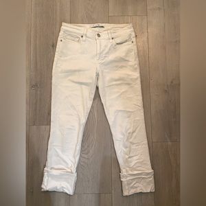 Joe jeans white capris